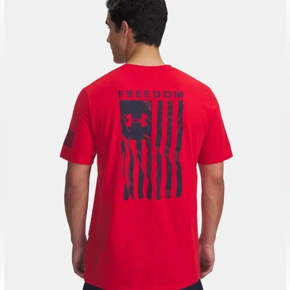Under Armour Freedom Flag Tee-Shirt - Picture 1 of 13